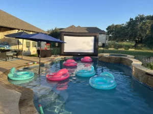 Big Inflatable Projector Screen for rent in Cyprus